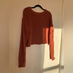 FP Terracotta 100% Cotton Oversized Slouchy Sweater